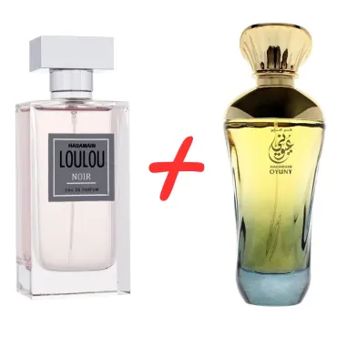Al Haramain Loulou Noir + Al Haramain Oyuny Spray