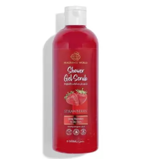 Душ Гел 500 мл. / Fragrance World Shower Gel Scrub Strawberry