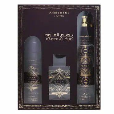 Подаръчен комплект Lattafa Bade'e Al Oud Amethyst